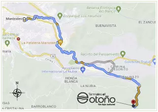 Mapa Ubicación del hotel amazon