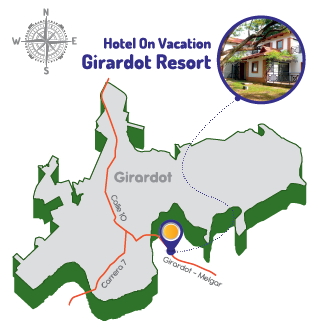 Mapa Ubicación del hotel amazon