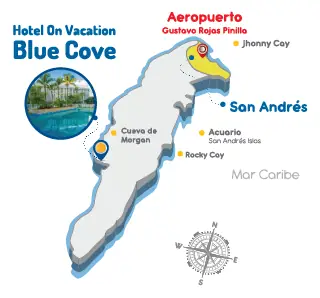 Mapa Ubicación del hotel amazon