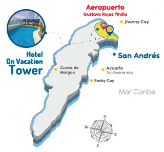 Mapa Ubicación del hotel amazon