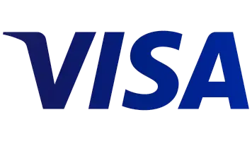 Logo de Visa, es un medio de pago en OnVacation